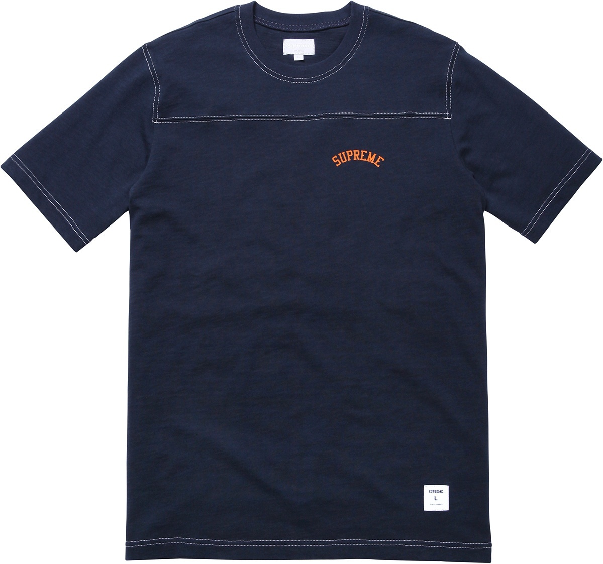 Contrast Stitch Arc Logo Top view 2